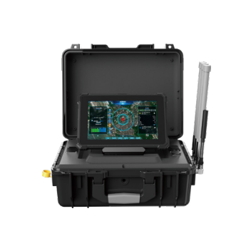 Portable full-band unmanned aerial vehicle detection and positioning equipment