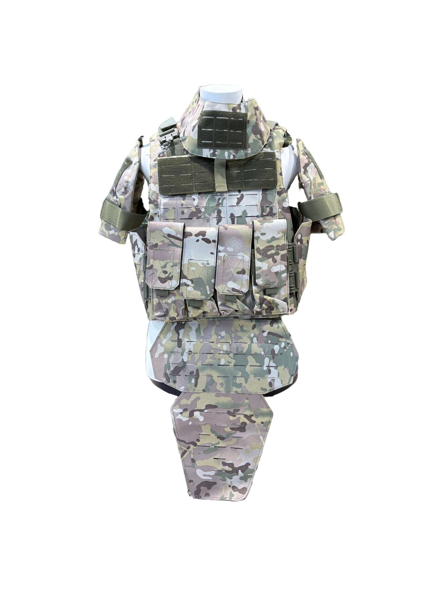 Full protection tactical vest outdoor MOLLE bulletproof jacket breathable quick-release training vest men's style