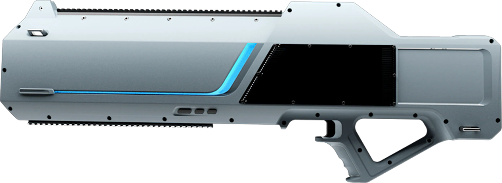 Full frequency reconnaissance and interception integrated countermeasure gun